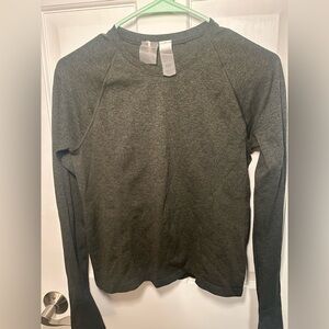 CALIA by Carrie Underwood Long Sleeve Tee - Dark Gray